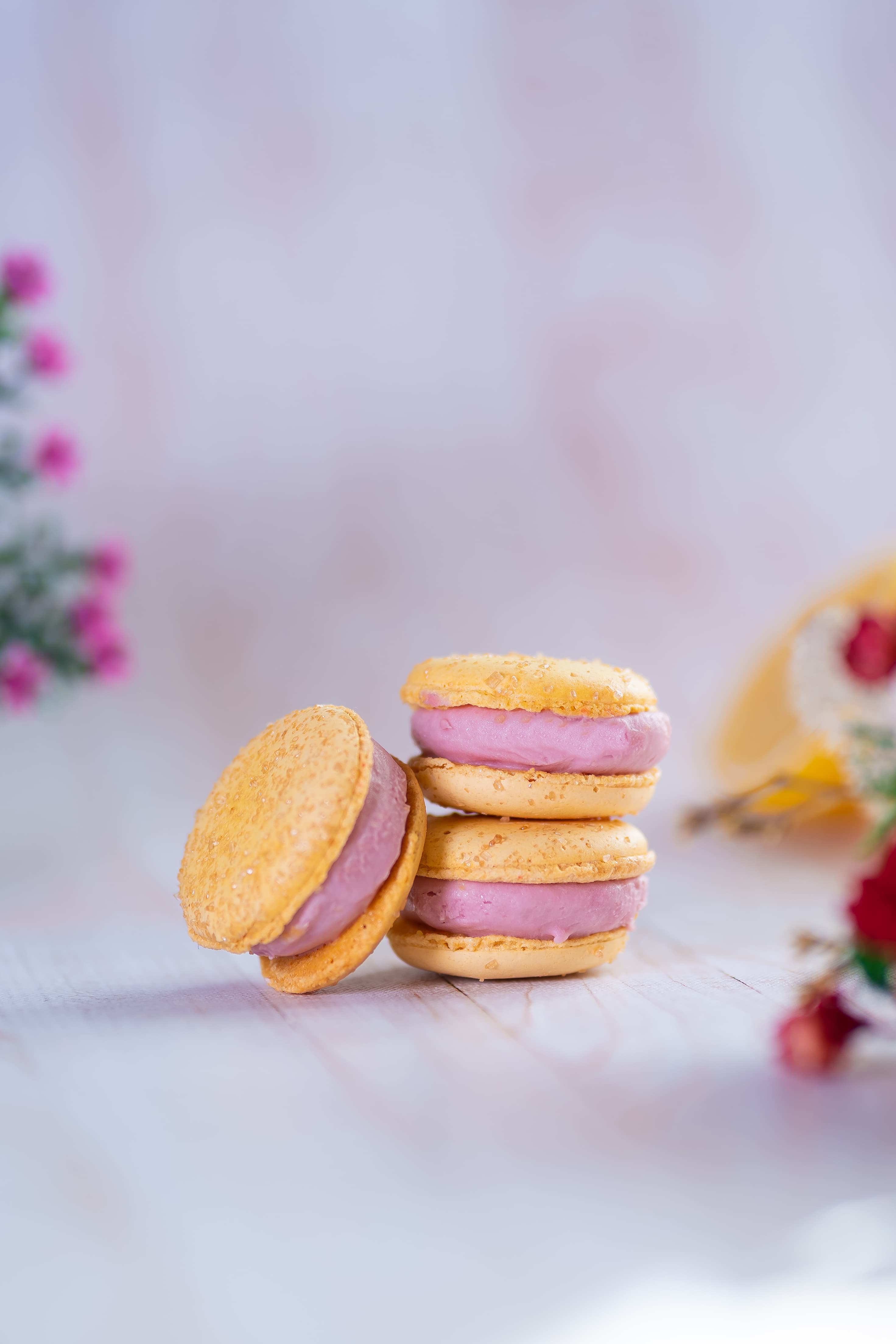 Macarons Grapefruit demi-sel — MAYARONS