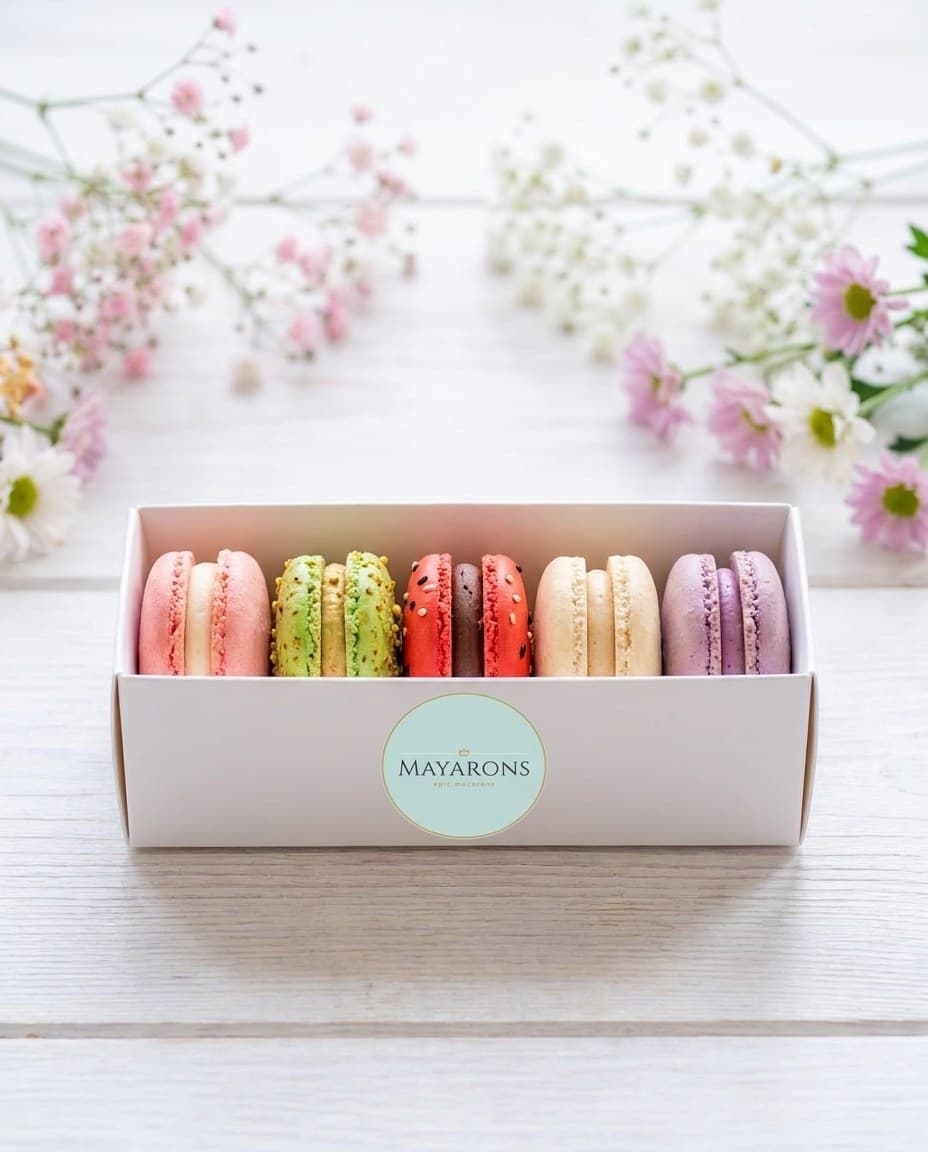 Macarons Cutie Cadou — 5 Macarons — MAYARONS